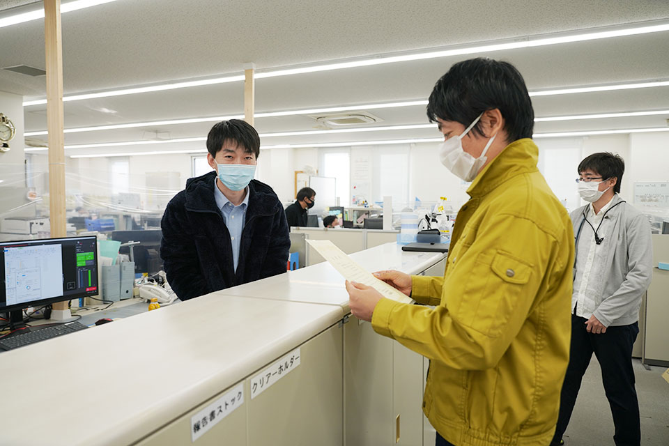 探査コア部地中チーム、李さんはタイミングが合わず、単独で…
