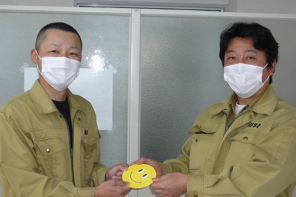 長野営業所の斉藤さん、地方営業所部門の敢闘賞受賞です!
