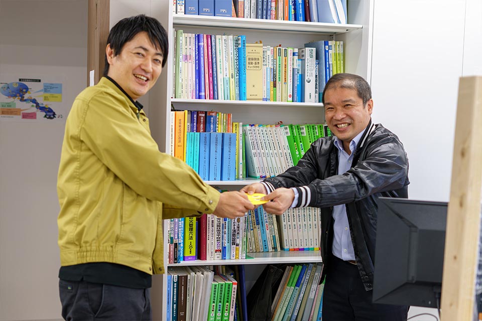 RM部立花さん、気遣い部門の敢闘賞です!
