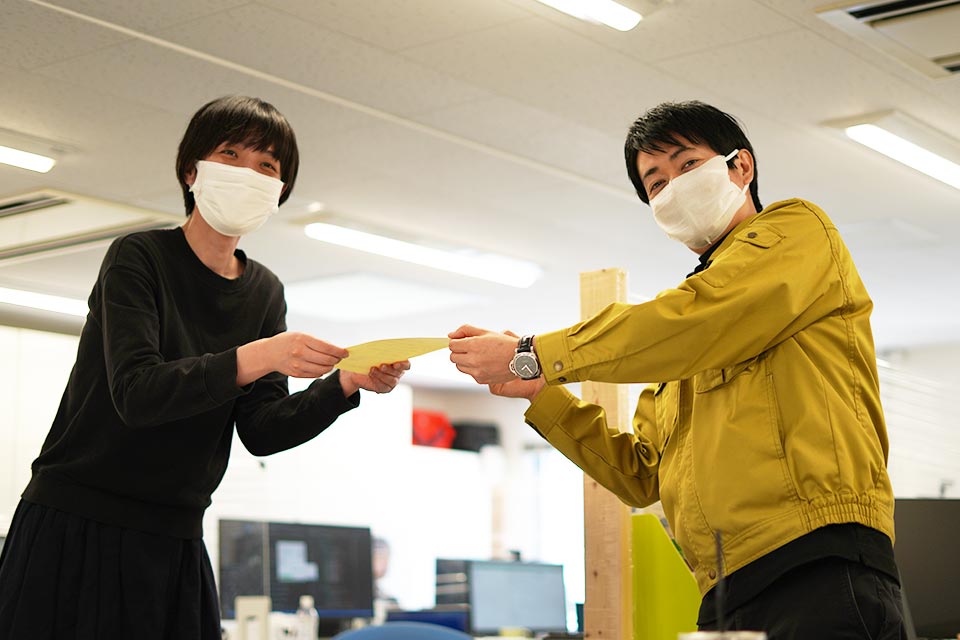田中さん、気遣い部門グランプリおめでとうございます!
