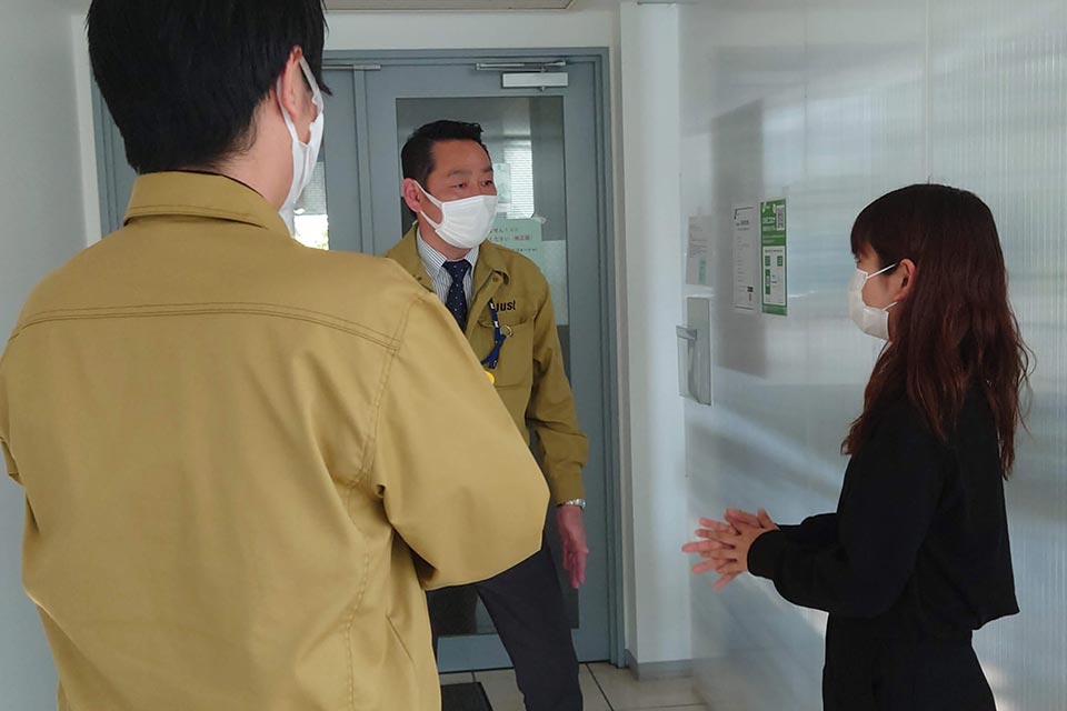 そして次は自由枠部門の敢闘賞で、調査診断部の稲益さんと探査・コア部の工藤さんです