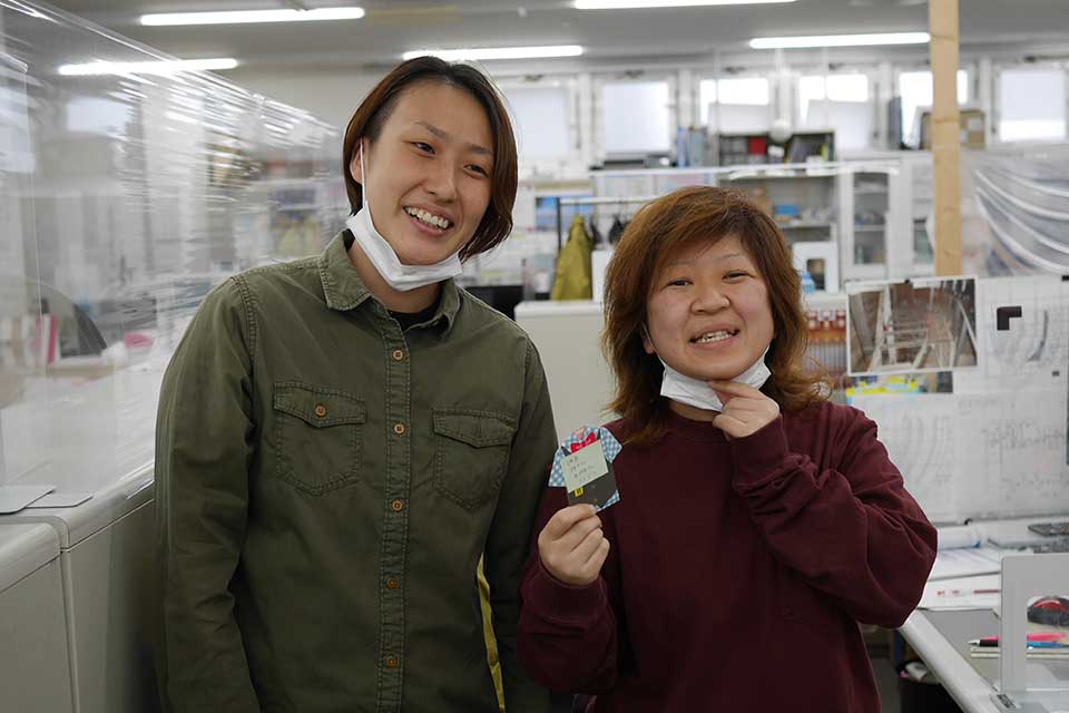 神戸さんと金さんが気遣い部門で敢闘賞受賞、神戸さんは自由枠部門の敢闘賞も受賞です!<br>おめでとうございます!