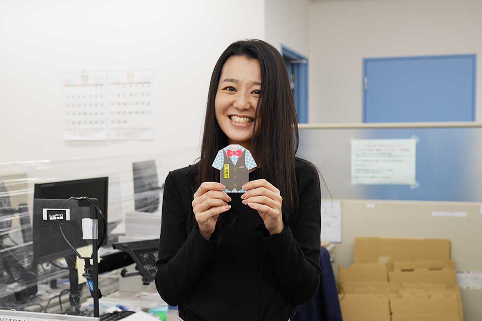 塚田さん、気遣い部門の敢闘賞おめでとうございます!