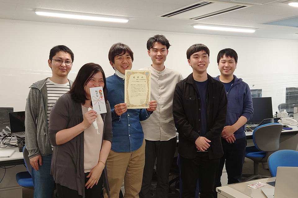 梅田さん、水野さん、鈴木さん、藤野さん、髙野さん、三浦さん、グランプリ受賞おめでとうございます！