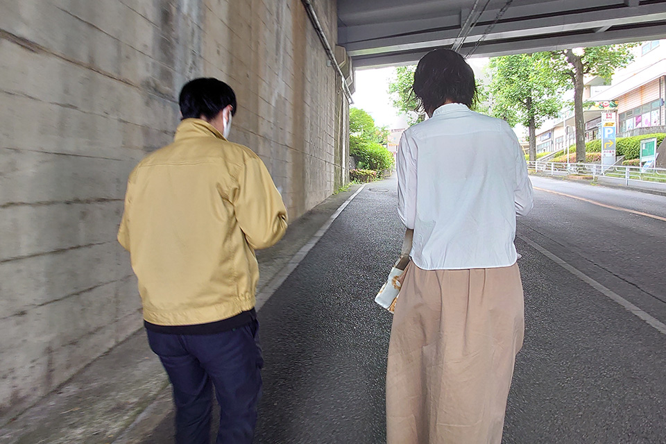 そして1号館への帰り道…