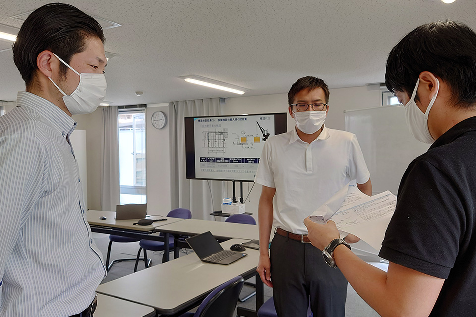 展示会チームに頑張ったで賞が届いています！